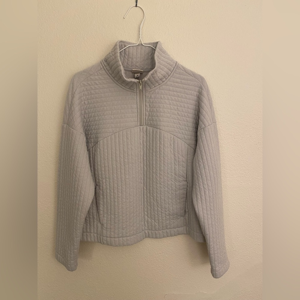 A New Day quilted 1/4 zip pullover